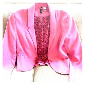 H&M crop blazer 🌸